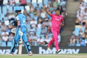 Paarl Royals bowler Ottneil Baartman