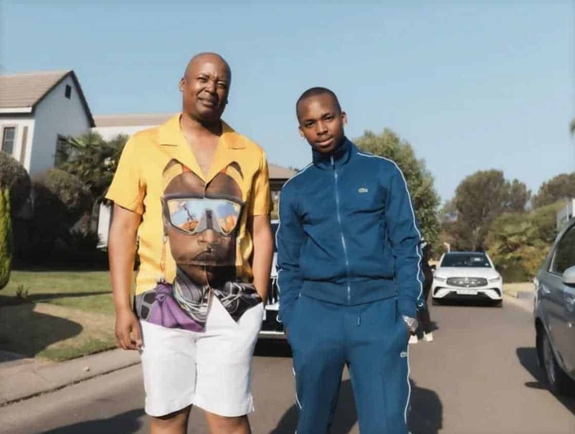 Father and son Tc Nciza and  Ciza, Picture supplied 