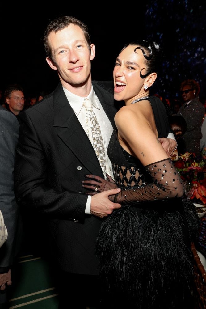 Dua Lipa 2025 Met Gala with fiance Callum Turner 