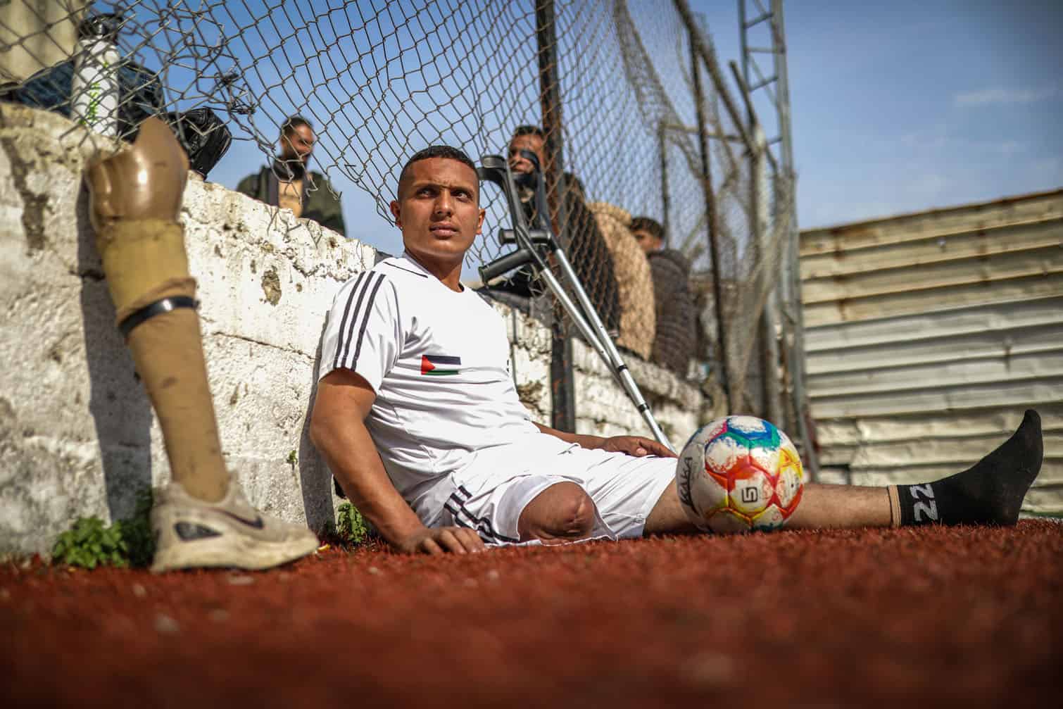 Disabled athletes trains despite lack of fields and equipment in Gaza