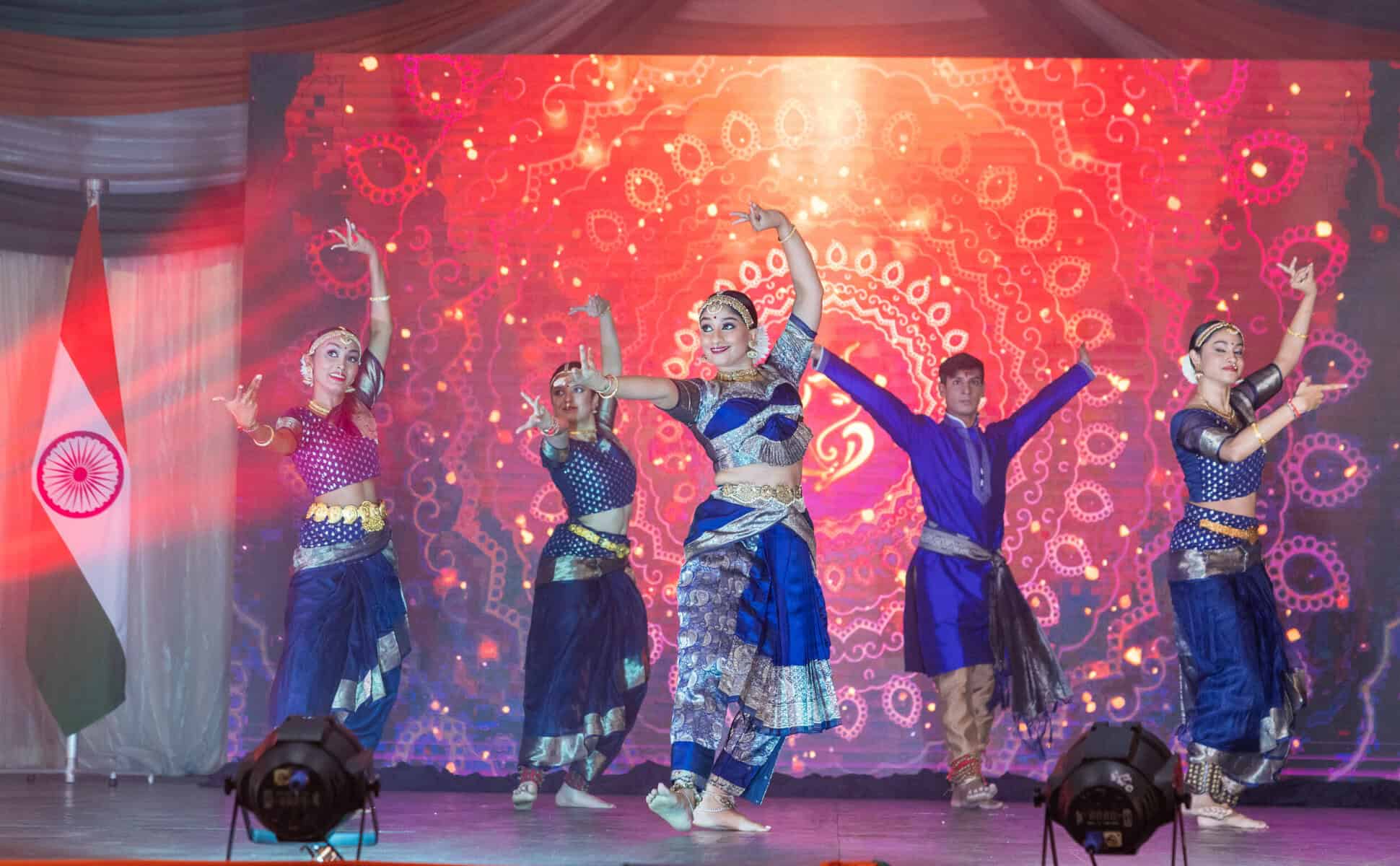 Dancers from Rudra Dance Theatre