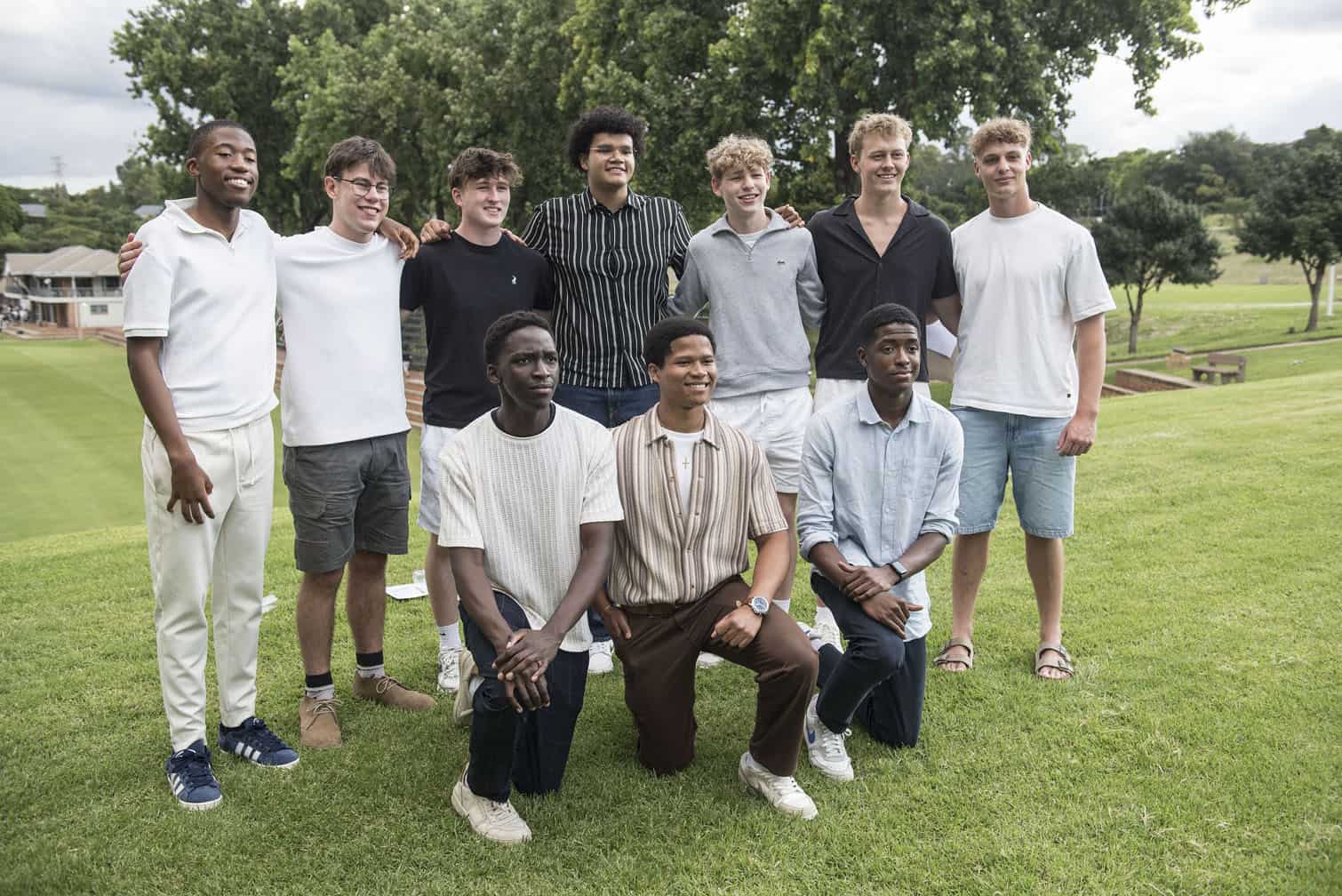 St Stithians Boys College matriculants celebrate