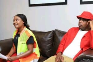 MMC for Health Tshegofatso Mashabela, and MMC for the Environment Obakeng Ramabodu.