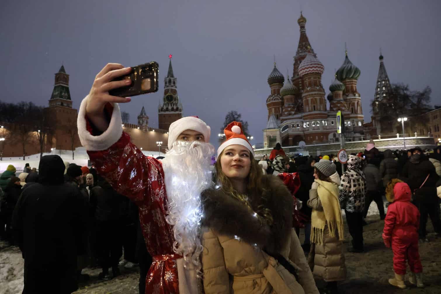New Year's Celebrations In Red Square