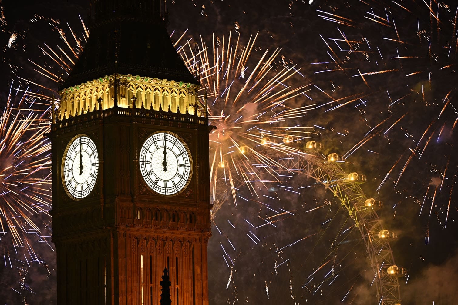 London New Year's Fireworks Display