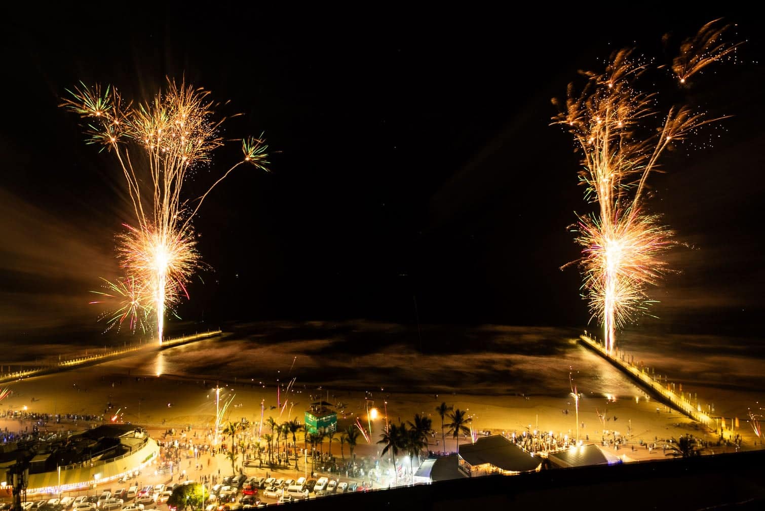 New Year's Eve Celebration on Durban's Beachfront