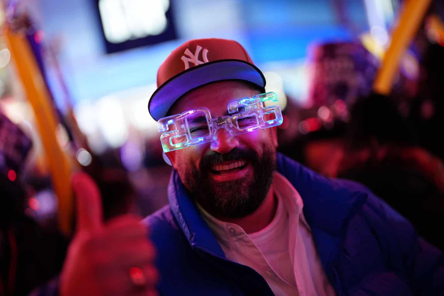 Crowds Ring In 2026 In New York's Times Square