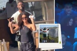 Springboks captain Siya Kolis and Rachel John