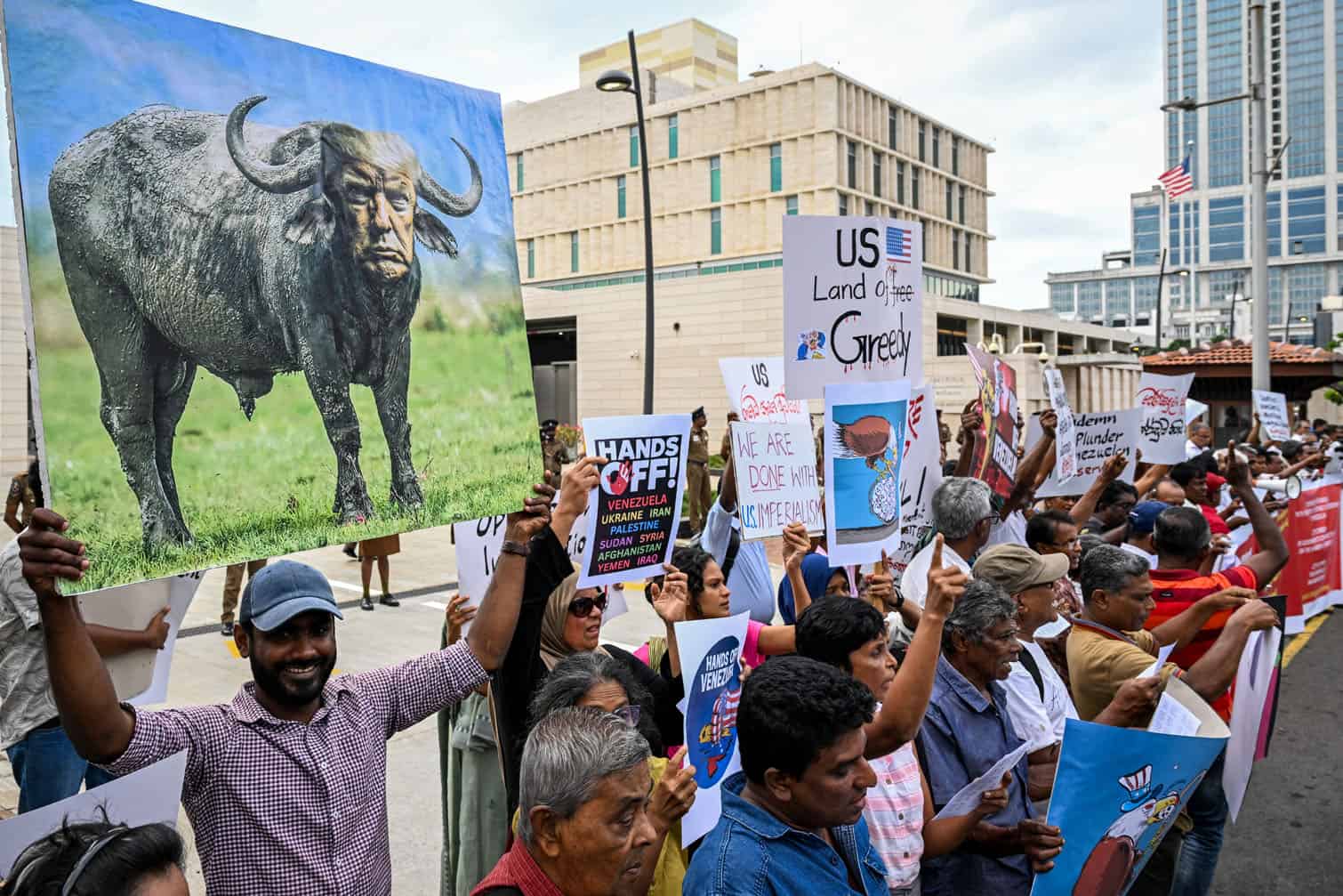 Activists and supporters of the Frontline Socialist Party