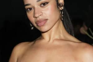 NEW YORK, NEW YORK - FEBRUARY 11: Ella Mai attends the Jane Wade fashion show during New York Fashion Week on February 11, 2026 in New York City. Picture via John Nicion/Getty Images