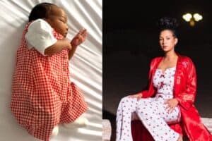 Baby Kenzo-Lu and Ashley Ogle