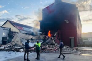 City Power rules out transformer explosion as reason for building collapse.