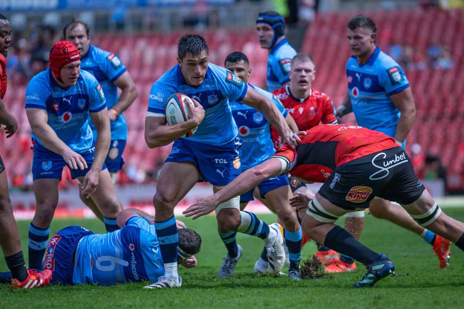 Bulls centre Harold Vorster vs Lions