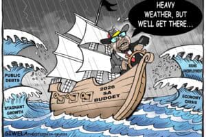 Cartoon of the day tax budget speech Godongwana