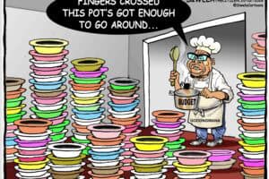 Cartoon Budget speech Godongwana