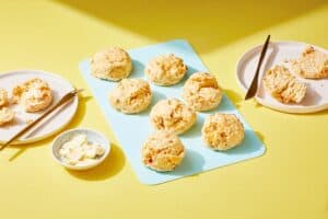 Chakalaka and sweetcorn cheese scones recipe