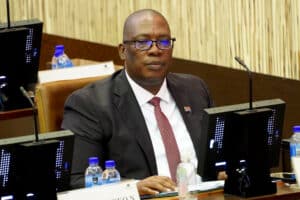 Premier Panyaza Lesufi listens to debate on his 2026 State of the Province Address.