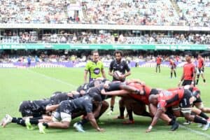 Sharks Lions scrums