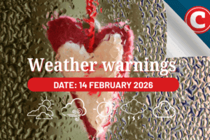 Weather forecast 14 February 2026