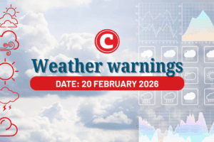 Weather forecast for 20 February 2026