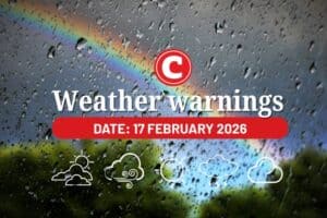 Weather forecast 17 Feb 2026