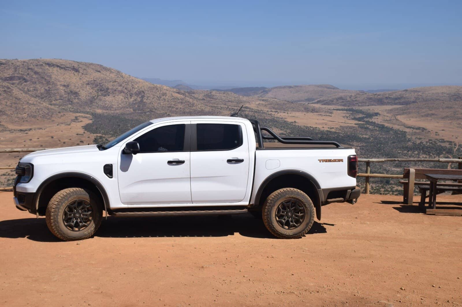 A Ford Ranger Tremor in the Pilanesburg National Park