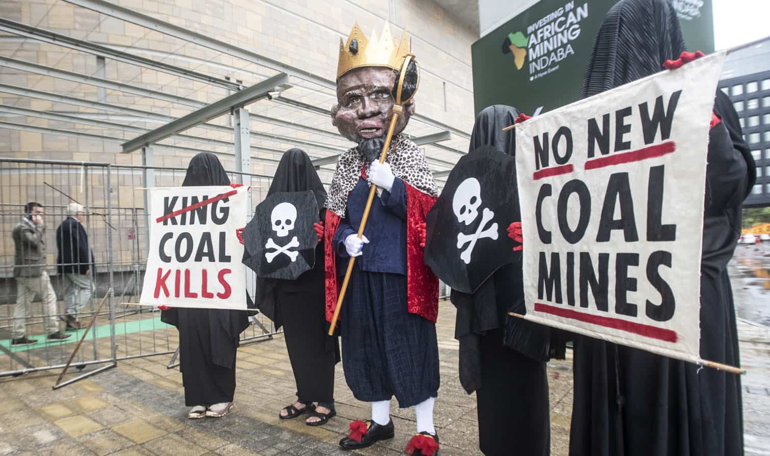 Demonstration at African Mining Indaba