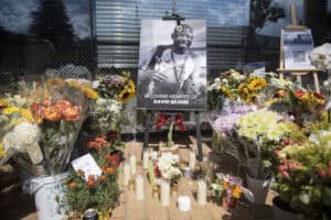 Mourners pay tribute to well known MultiChoice sercurity guard and cyclist David Sejobe