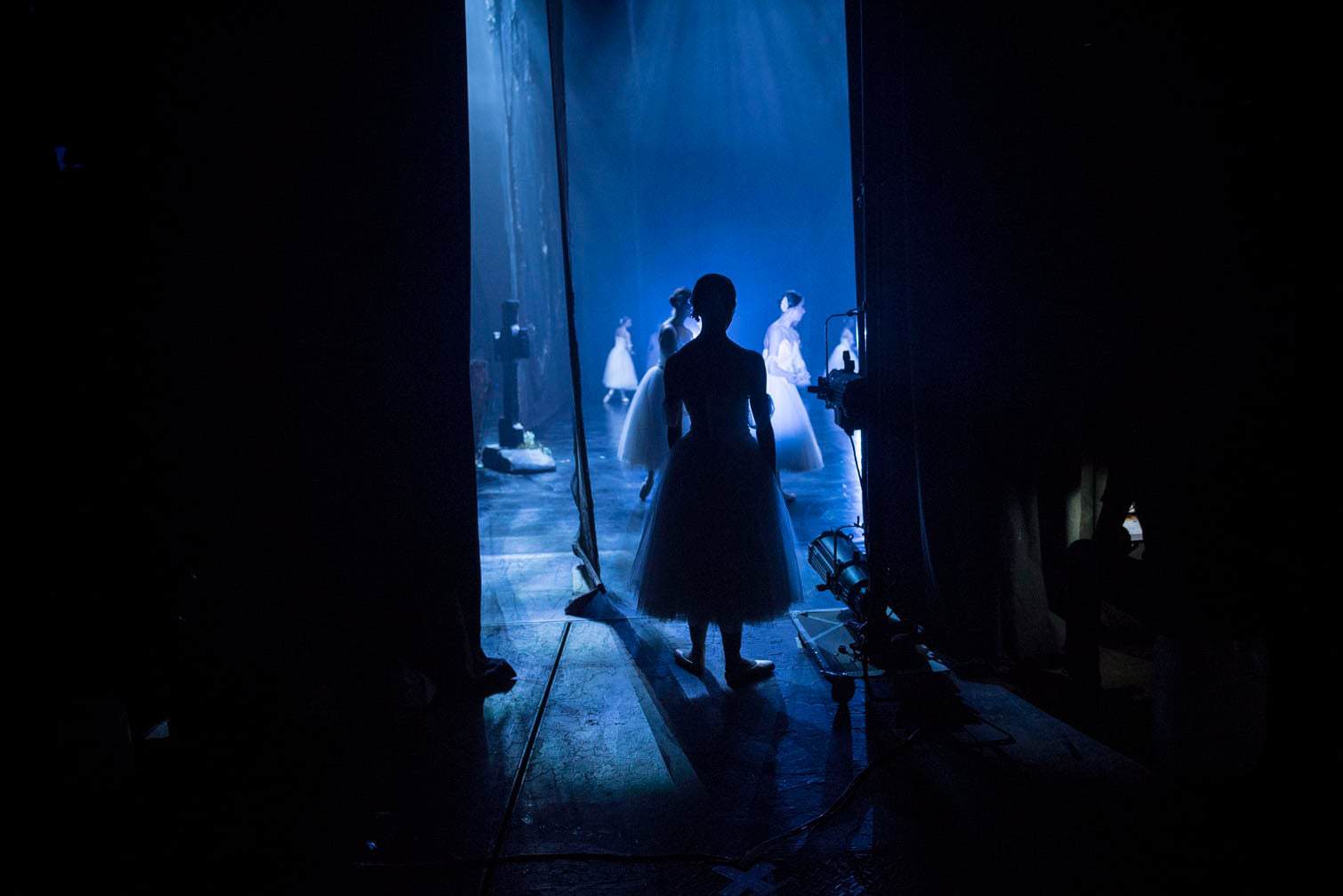Dancers from the Joburg Ballet perform during a rehearsal for Giselle
