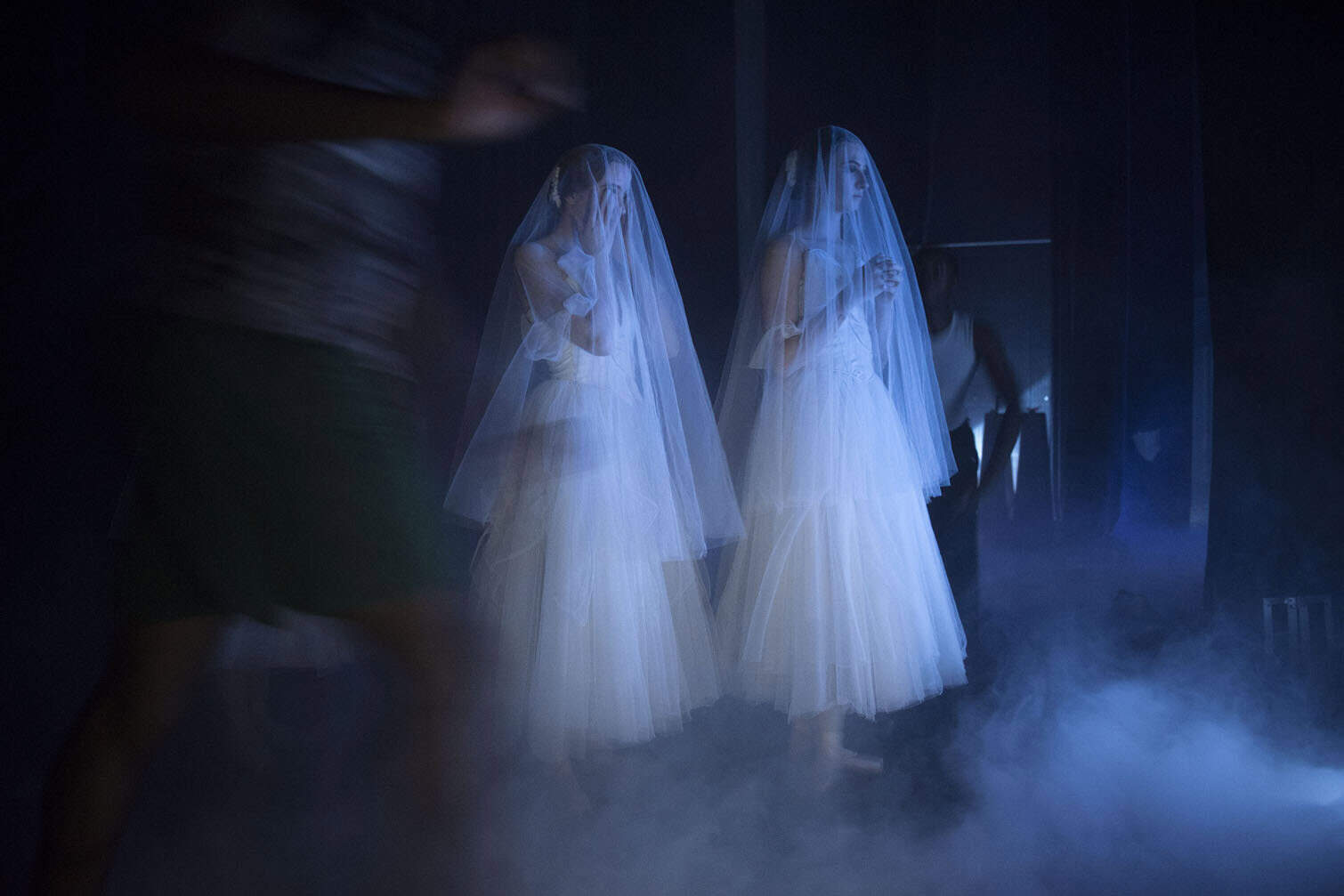 Dancers from the Joburg Ballet perform during a rehearsal for Giselle