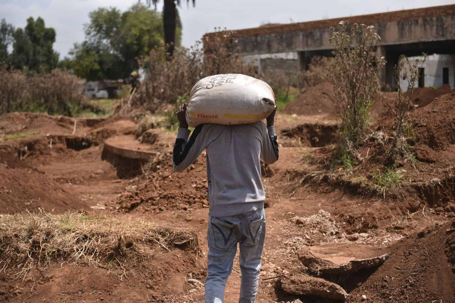 Panning for gold in Springs
