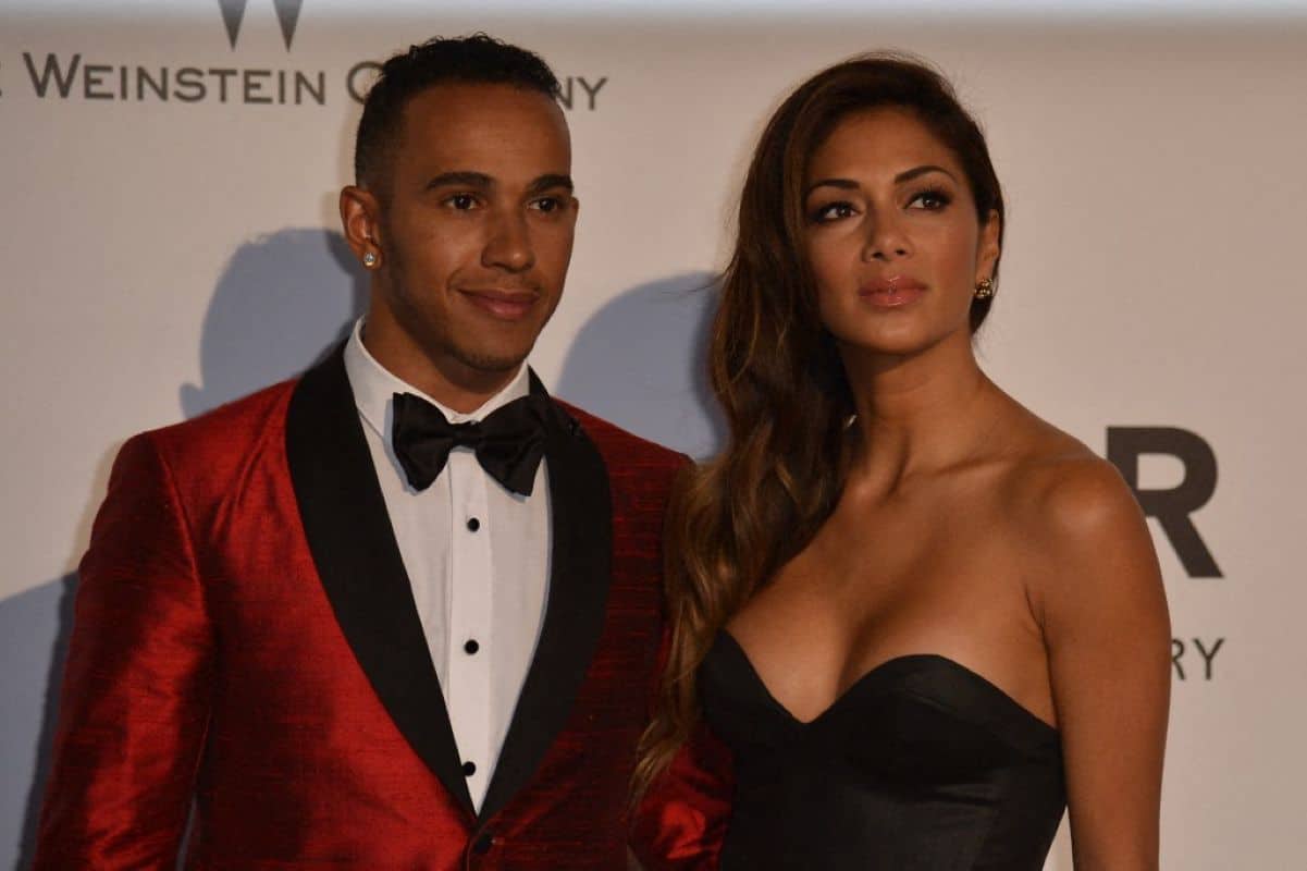 Lewis Hamilton and Nicole Scherzinger