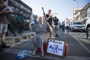 Melville and Westdene residents protest lack of water supply
