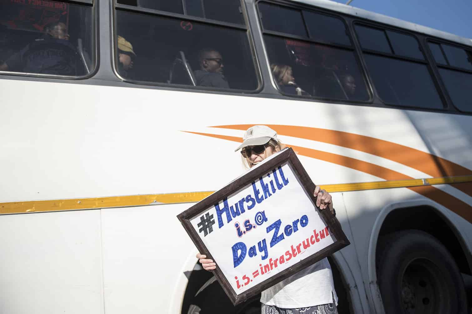 Melville and Westdene residents protest lack of water supply