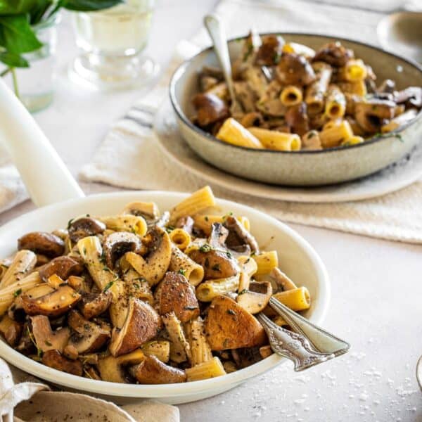 Umami mushroom rigatoni recipe