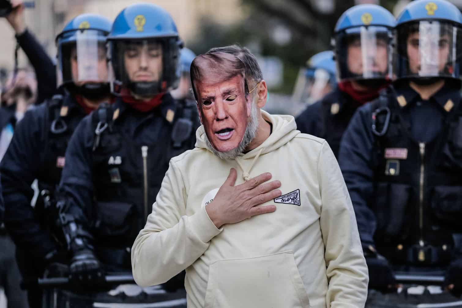 Demonstration against the Milan-Cortina 2026 Winter Olympic Games