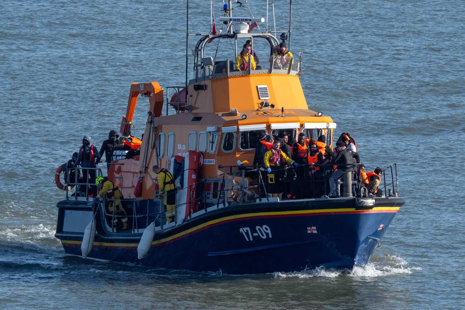 Migrants Arrive In Ramsgate After Attempting Small Boat Crossings