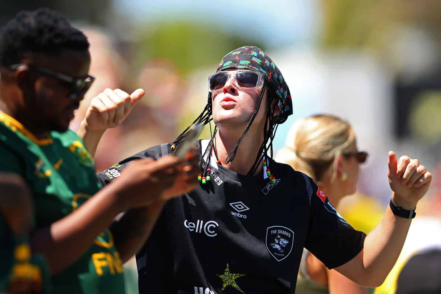 Spectators enjoy the atmosphere during the Men's Semi Final Cup Match