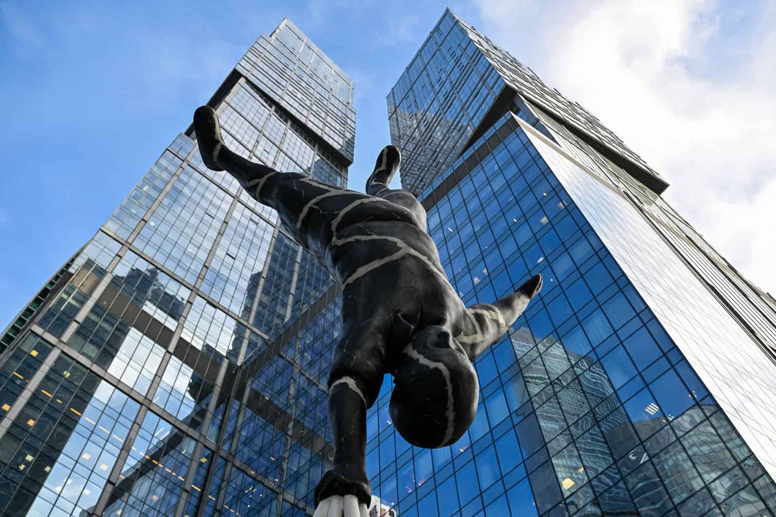 A general view of buildings of the Moscow International Business Centre