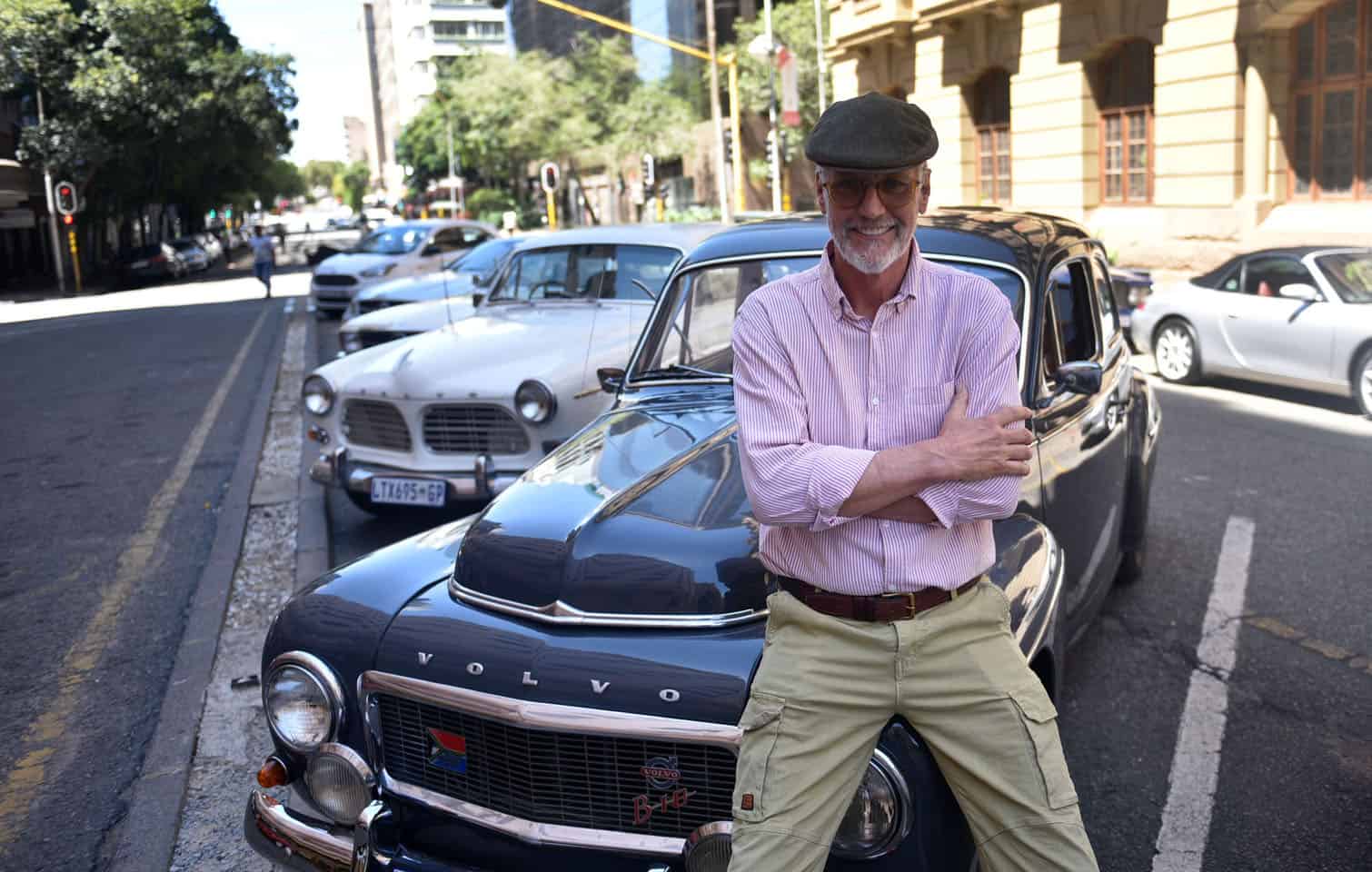 Vintage cars at the Rand Club