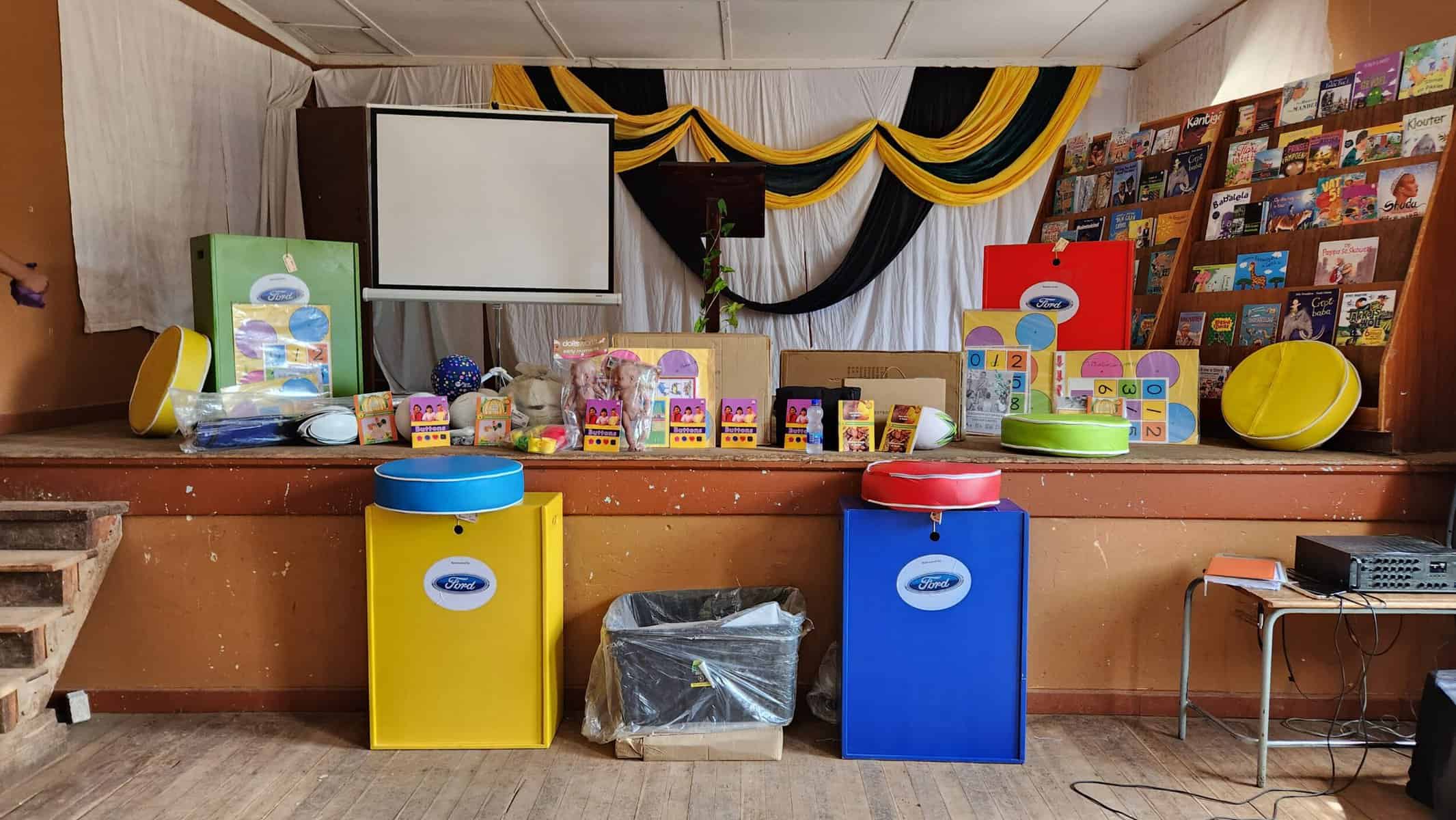 Learning resources delivered to a school