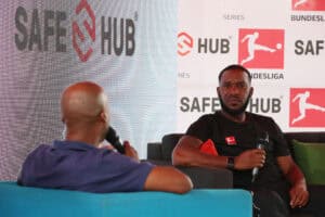 Okocha questions lack of European moves for Bafana players