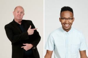 Chris Forrest and Mojak Lehoko