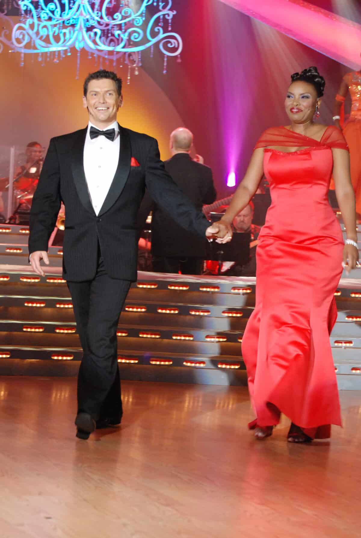 Ian Von Memerty & Sandy Ngema during Strictly Come Dancing on June 05, 2008 in Johannesburg, South Africa. Picture via Gallo Images/Oupa Bopape