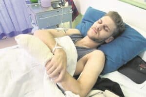 Eight months of pain and a system that failed him