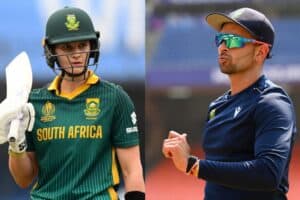 Proteas women captain Laura Wolvaardt and men's captain Keshav Maharaj