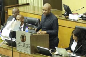 Lebogang Maile delivers 2026 Medium Term Expenditure Framework.