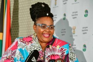 Minister of Water and Sanitation Pemmy Majodina releases Blue-Green report