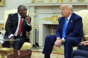 Ramaphosa's message to Trump