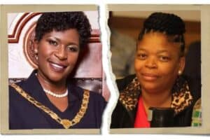 Infighting within the ANC in Sedibeng has raged for over a year, with the Mayor (left) and Speaker (right) at odds.
